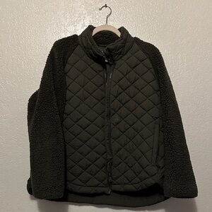 Bernardo Performance Mixed Media Quilted Sherpa Puffer XL GUC